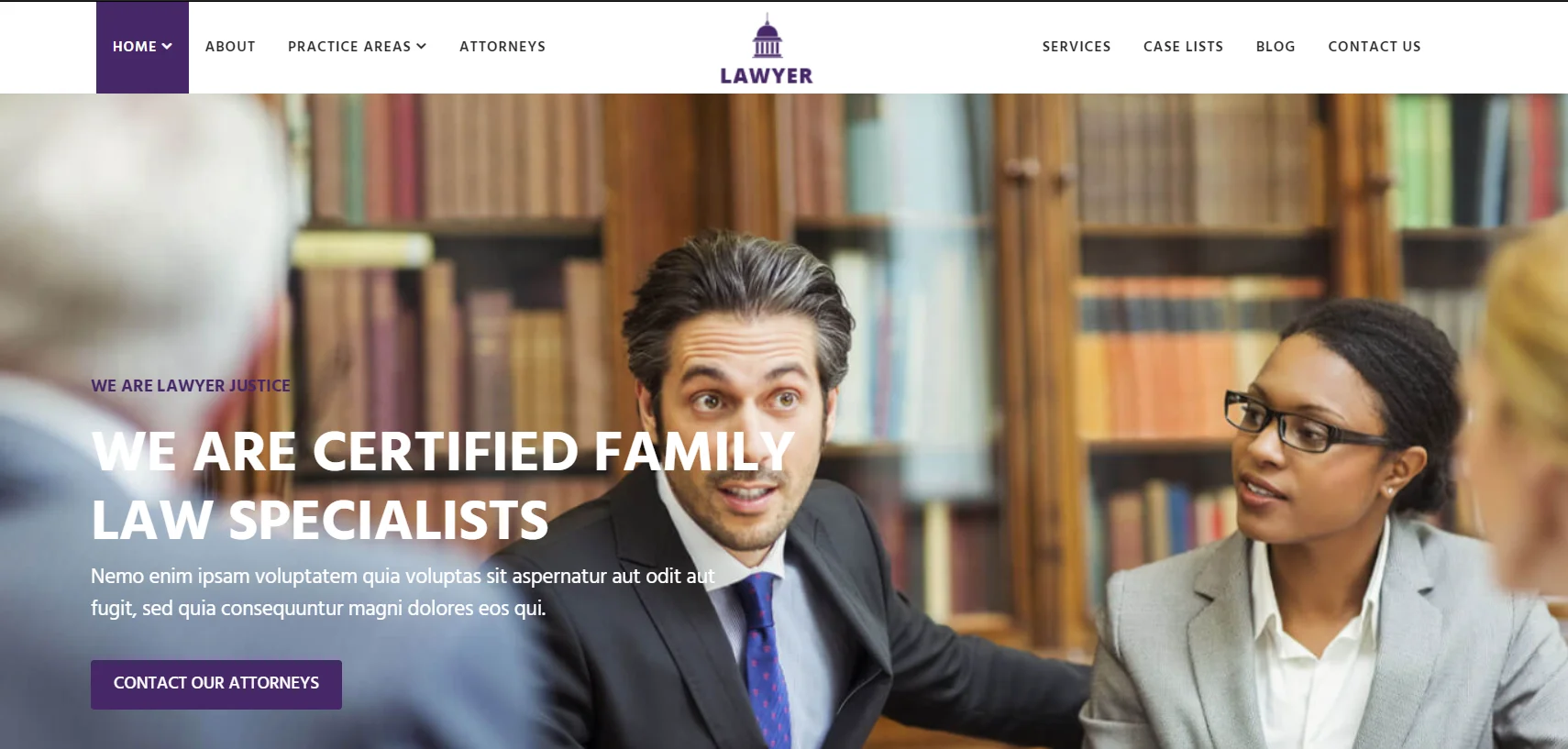 Lawyer WordPress Theme