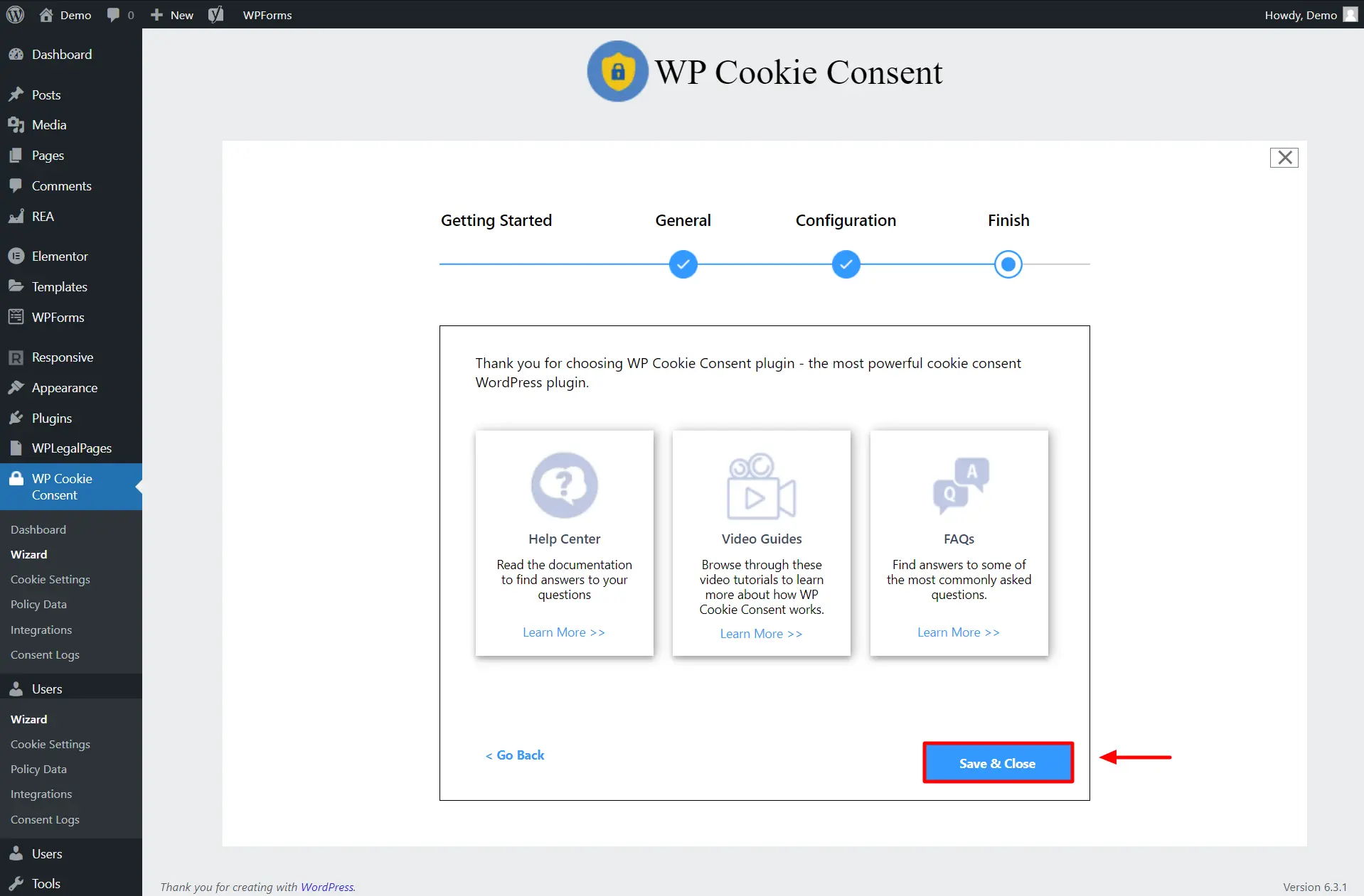 Cookie Consent Wizard