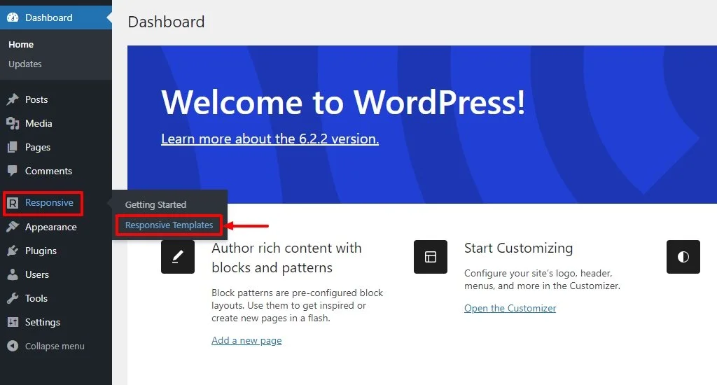 Responsive templates