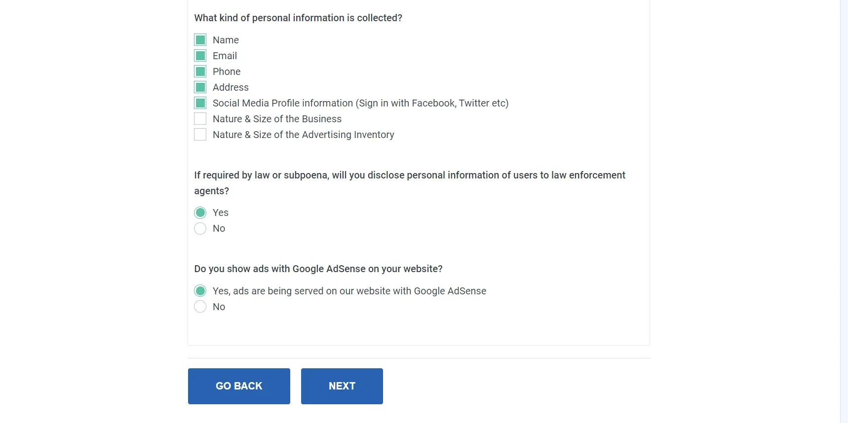 Adding the details for the Amazon Affiliate Privacy policy