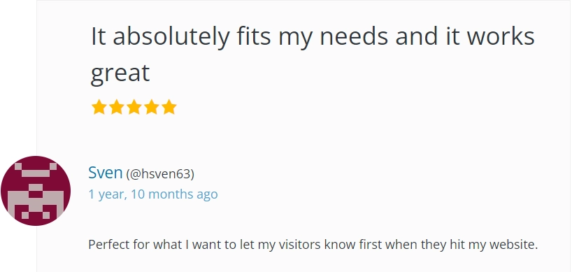 WP Cookie Consent WordPress.org review 9