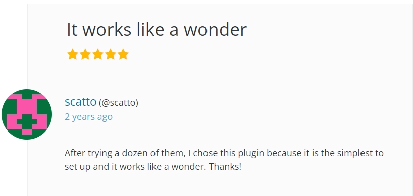 WP Cookie Consent WordPress.org review 8