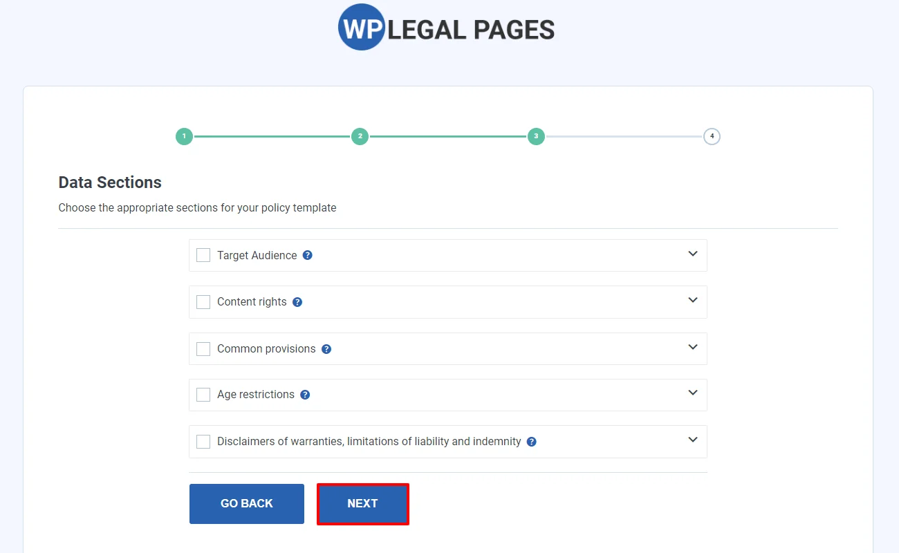 Data-sections-for-terms-and-conditions-page 