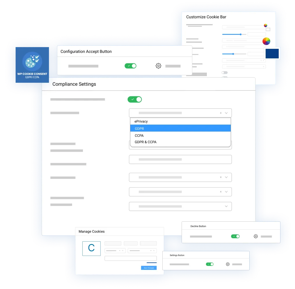 Manage cookies seamlessly with free GDPR cookie consent plugin