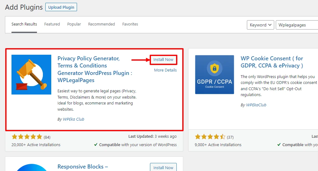 Install-WPLegalPages-plugin