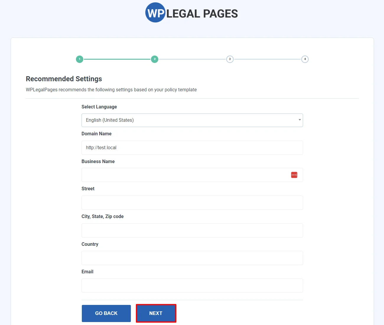 Recommended-settings-for-terms-and-conditions-page 