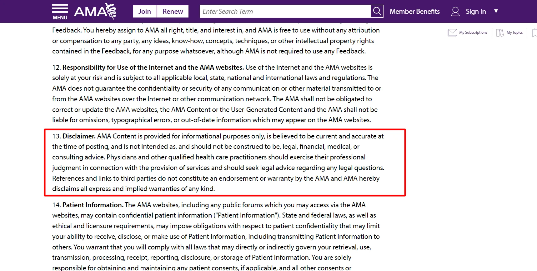 Americian Medical Association