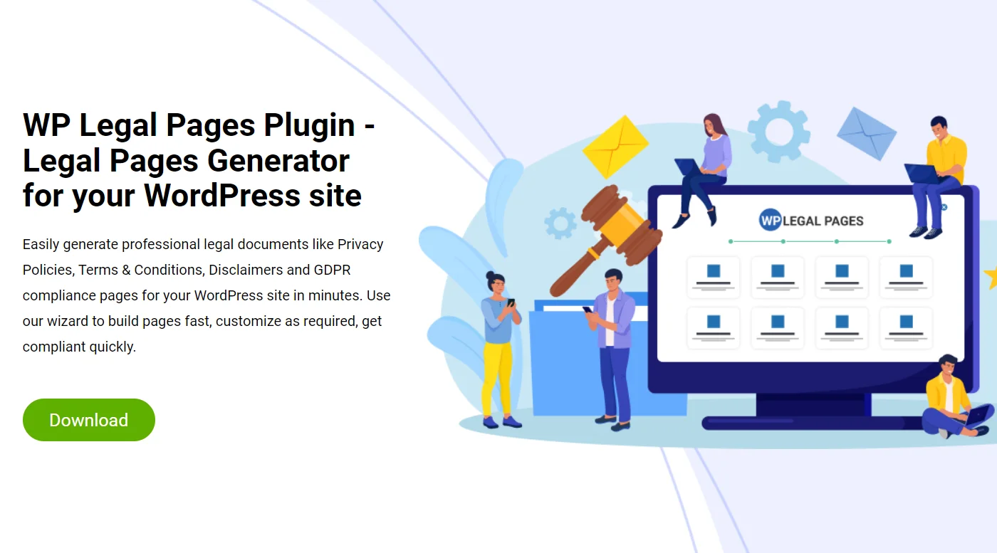 WP Legal Pages PLugin