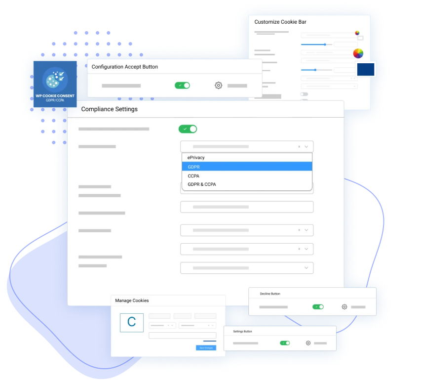 cookie banner settings