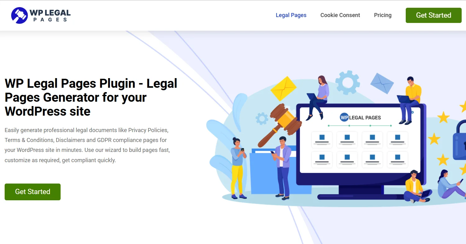 WP Legal Pages - The legal pages generator for WordPress sites.