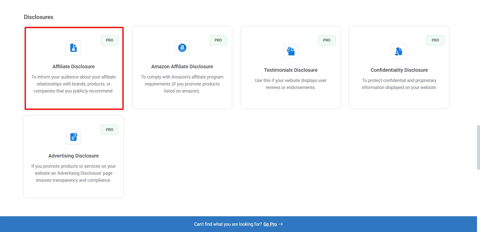 Click on Affiliate Disclosure