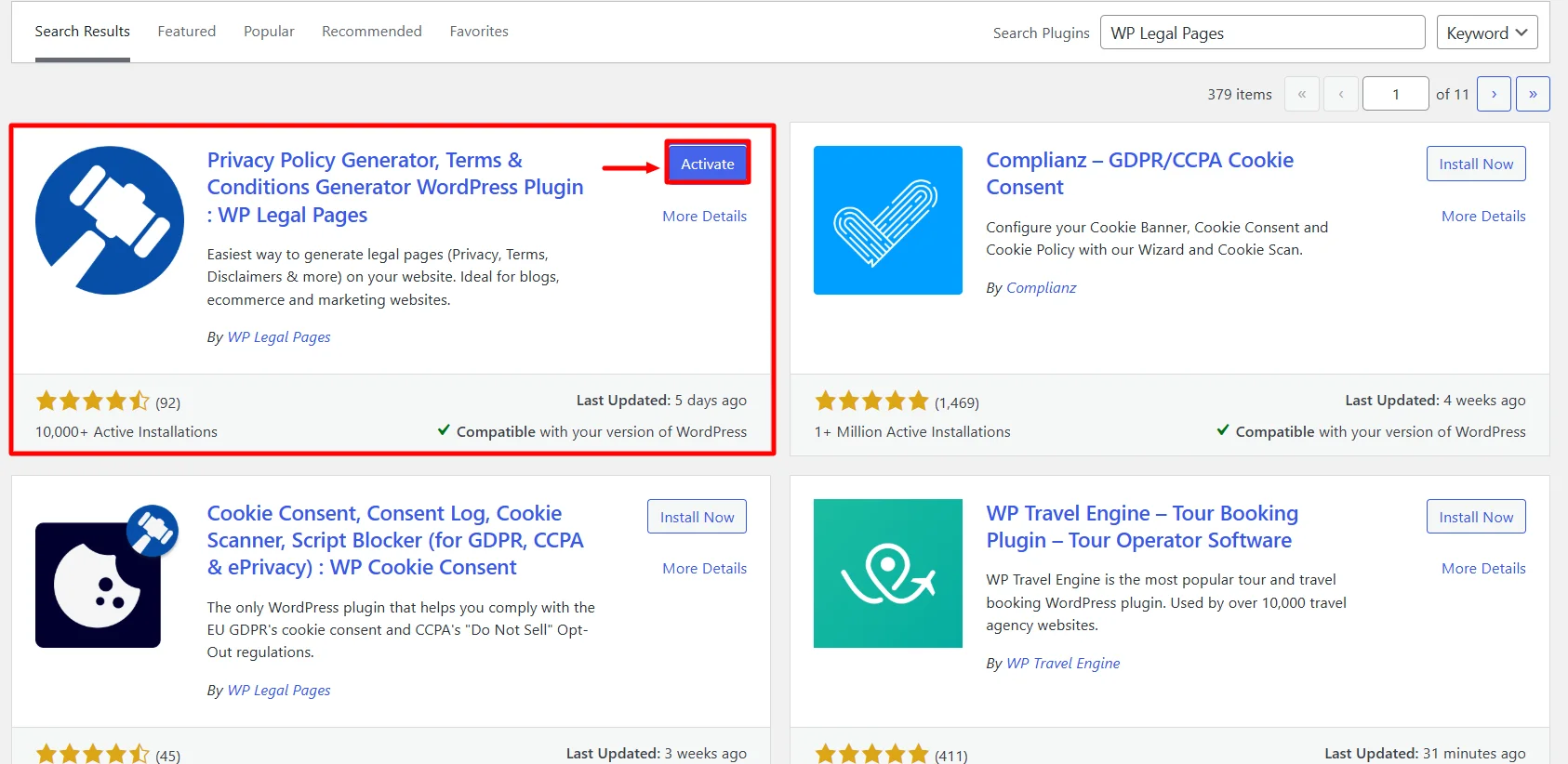 Click on Activate Now