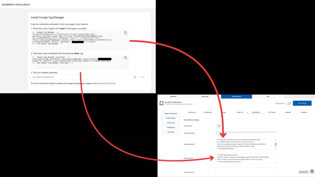GTM installation scripts