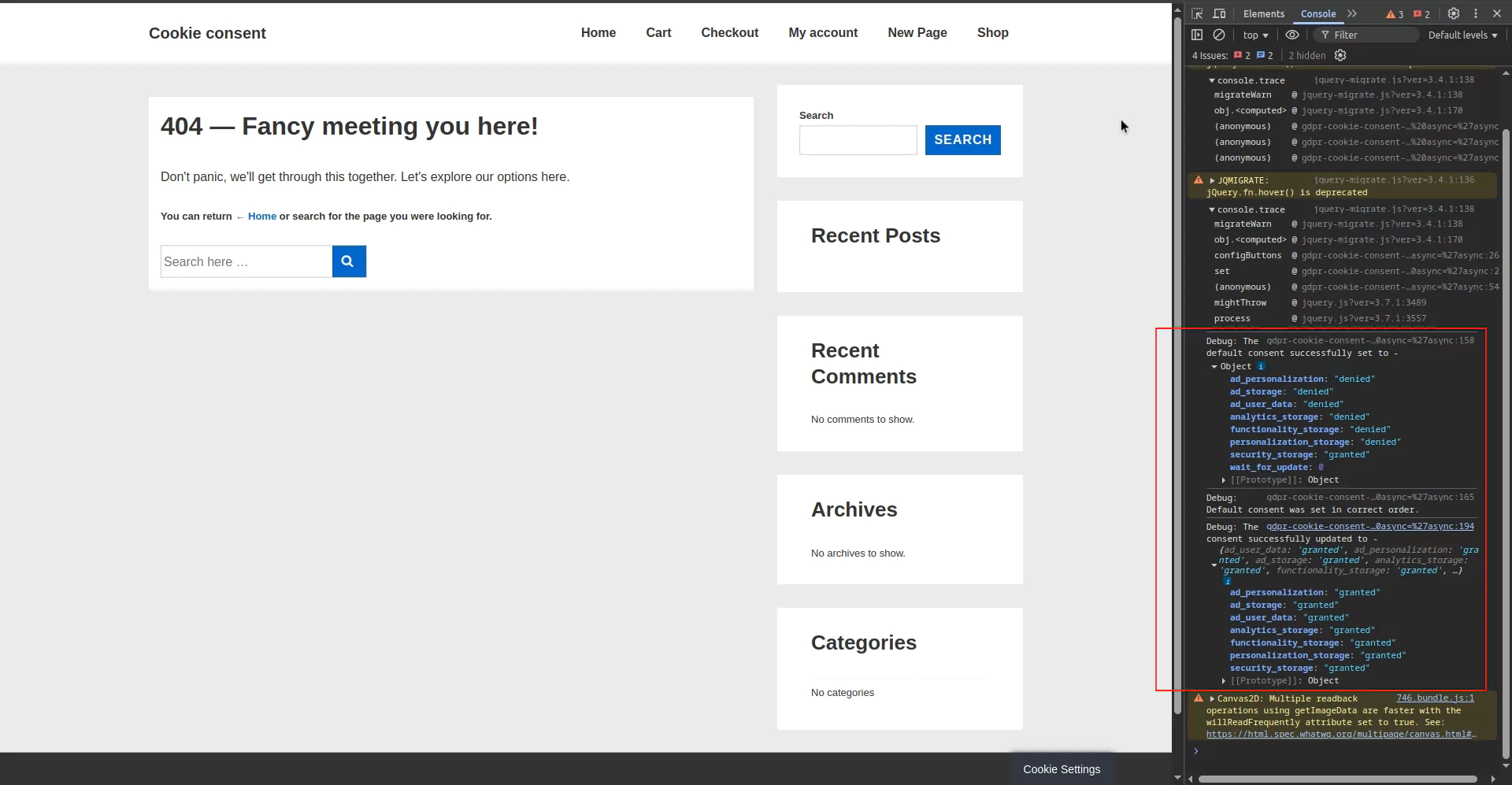 Gcm debug mode output in console