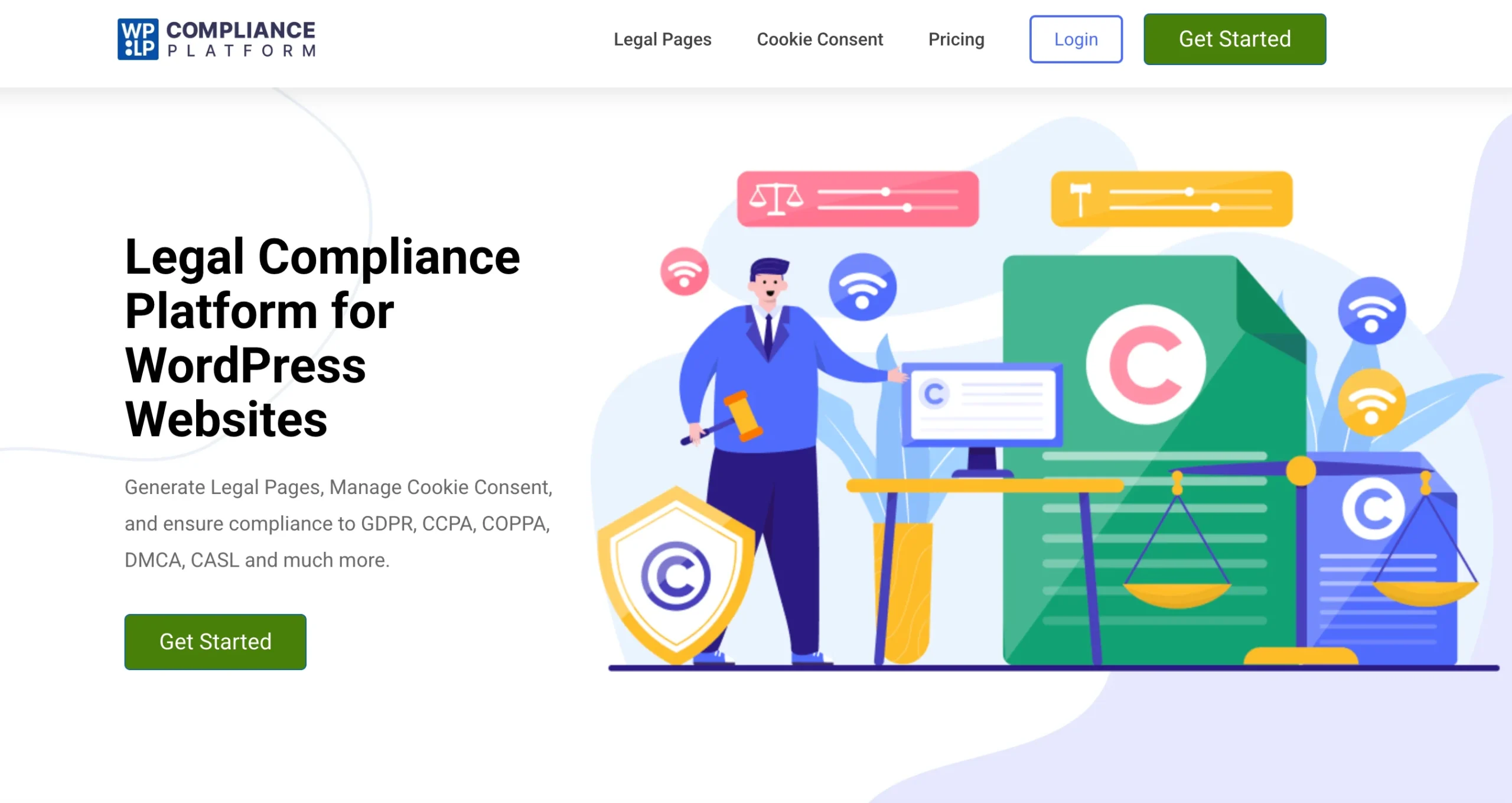 WP Legal Pages Compliance Platform