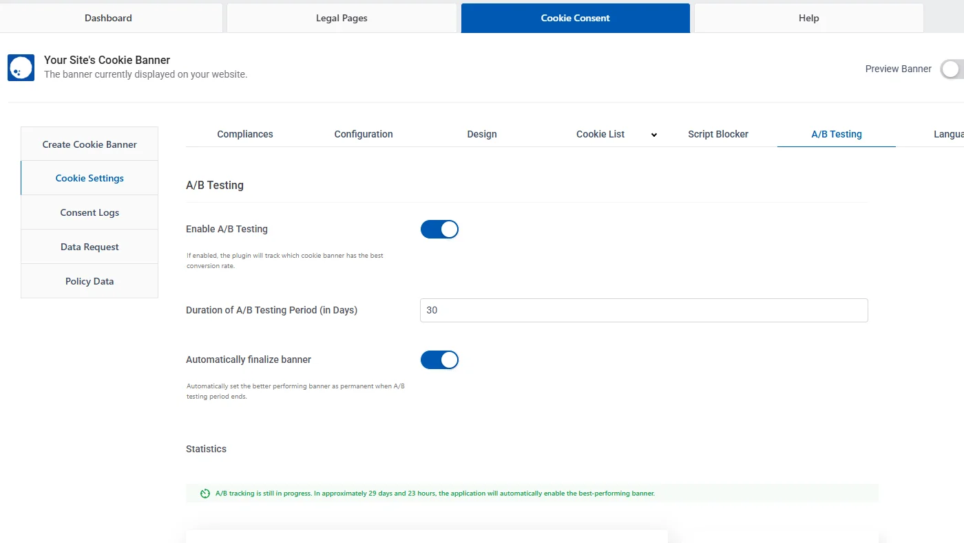 A/B testing customizations