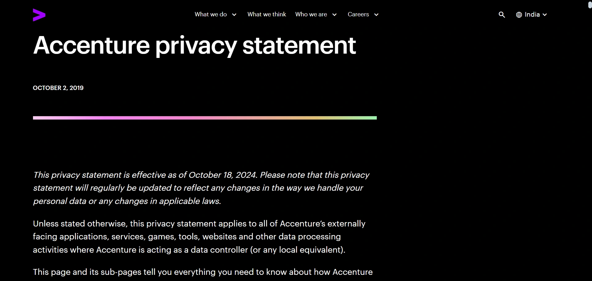 Privacy Statement _ Accenture